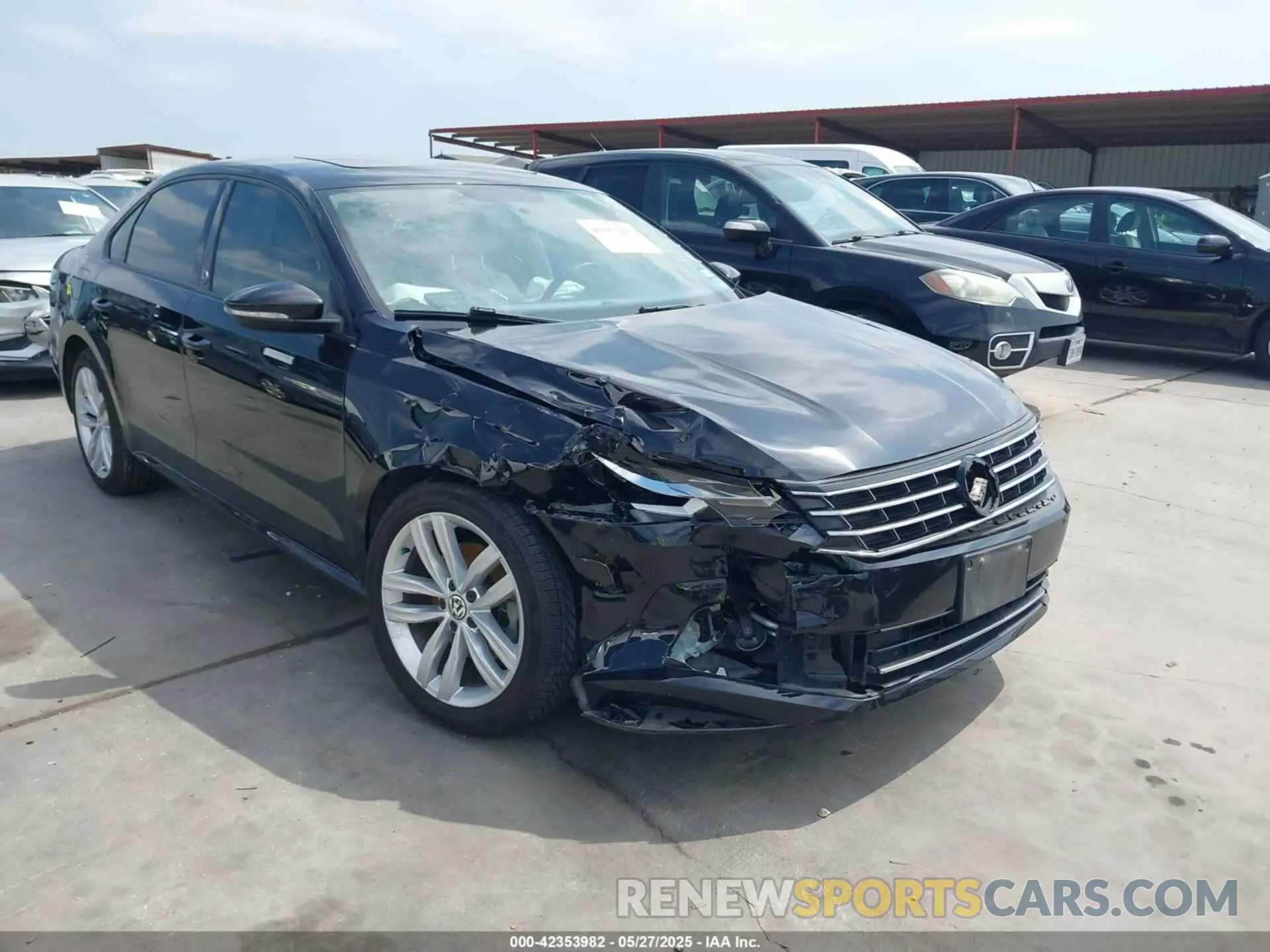 1 fotografías del automóvil dañado 1VWLA7A30KC013101 VOLKSWAGEN PASSAT 2019