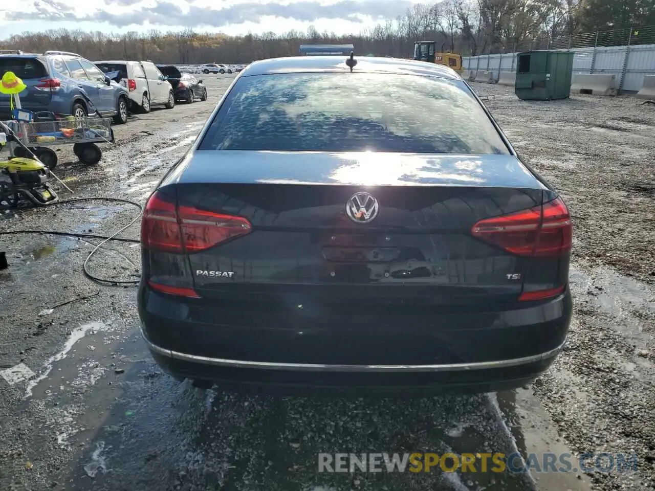 6 fotografías del automóvil dañado 1VWLA7A31KC004813 VOLKSWAGEN PASSAT 2019