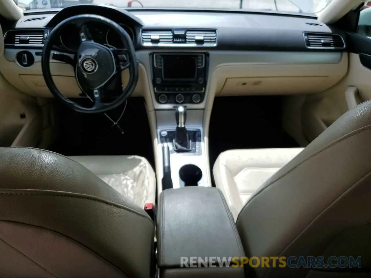 8 fotografías del automóvil dañado 1VWLA7A31KC007064 VOLKSWAGEN PASSAT 2019