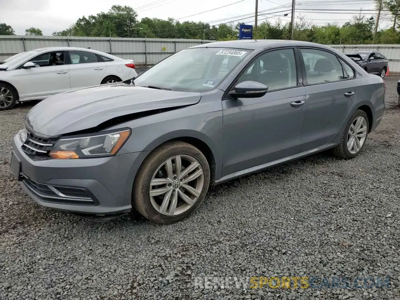 1 fotografías del automóvil dañado 1VWLA7A34KC006183 VOLKSWAGEN PASSAT 2019