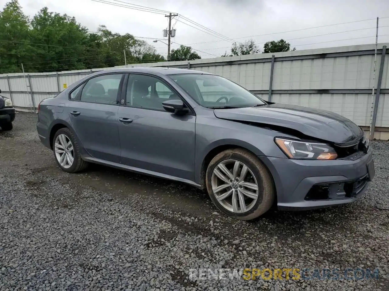 4 fotografías del automóvil dañado 1VWLA7A34KC006183 VOLKSWAGEN PASSAT 2019