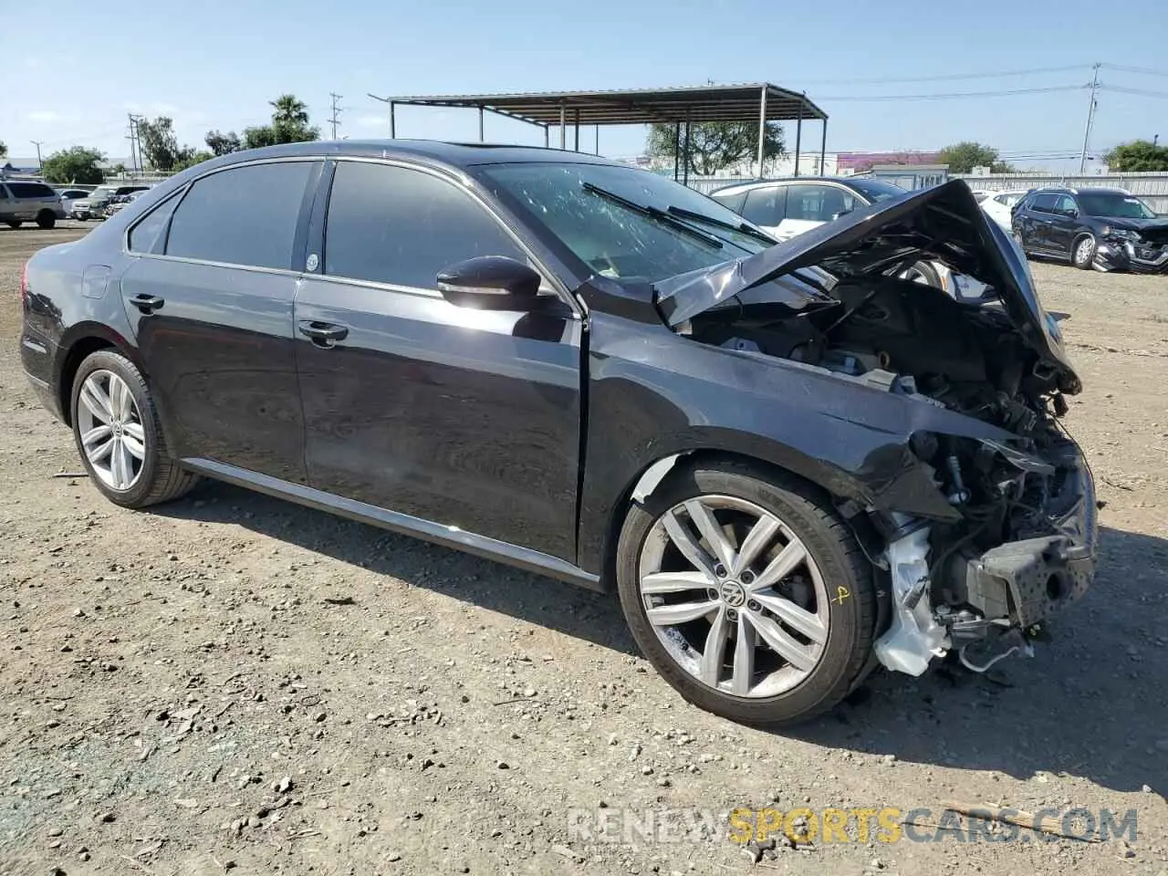 4 fotografías del automóvil dañado 1VWLA7A39KC003537 VOLKSWAGEN PASSAT 2019