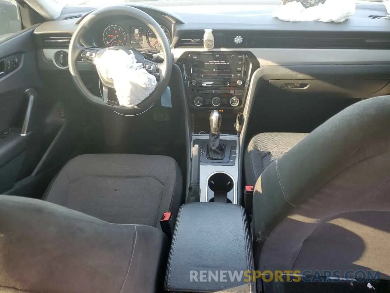 8 fotografías del automóvil dañado 1VWAA7A36LC016982 VOLKSWAGEN PASSAT 2020