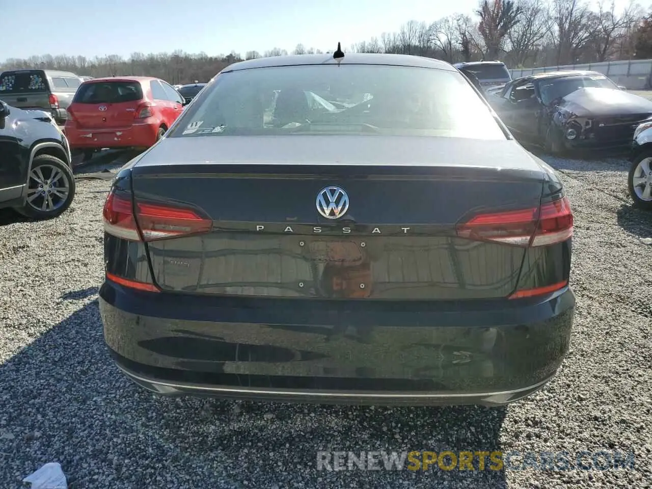 6 fotografías del automóvil dañado 1VWAA7A39LC020945 VOLKSWAGEN PASSAT 2020
