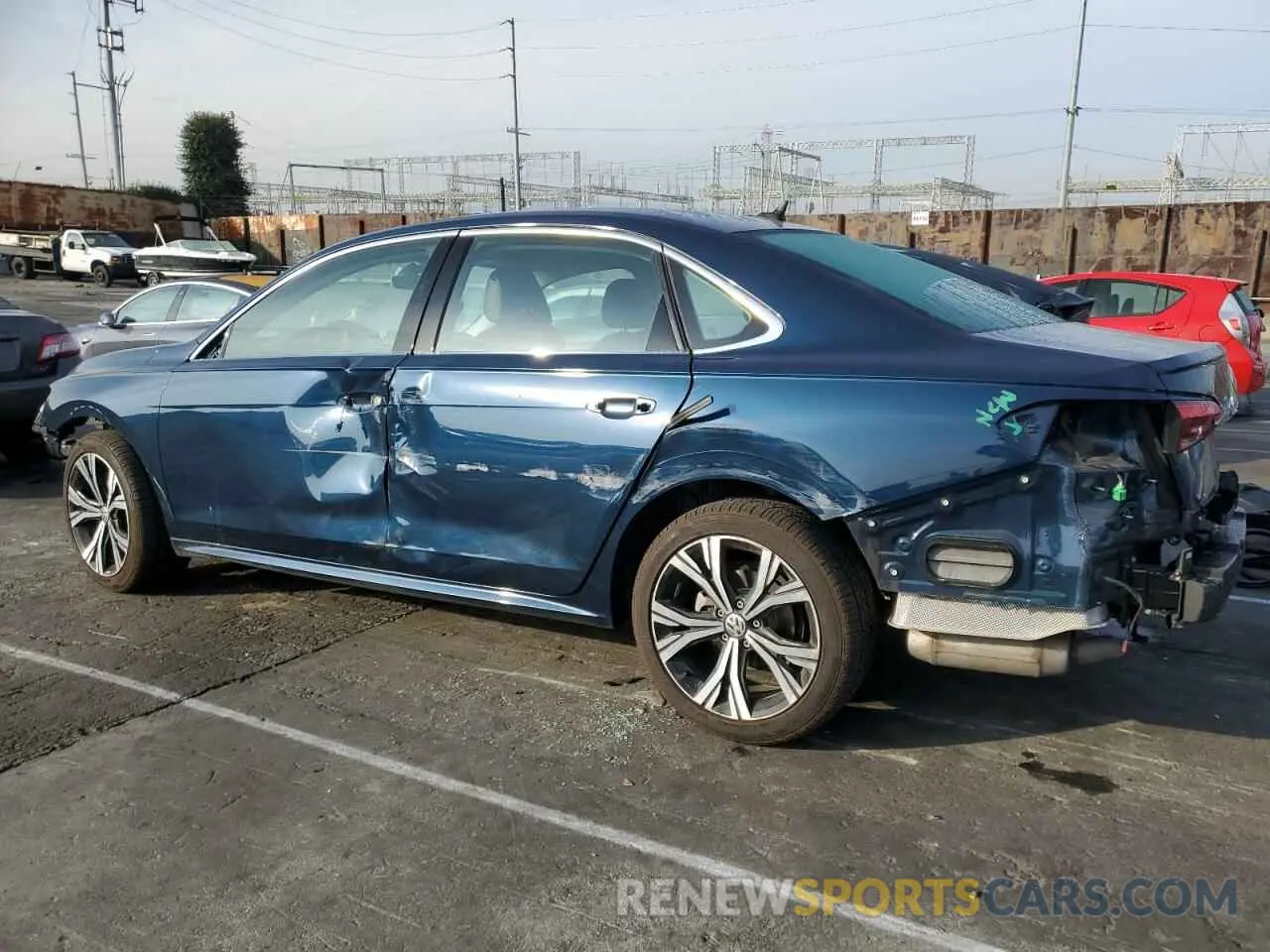 2 fotografías del automóvil dañado 1VWCA7A31LC013691 VOLKSWAGEN PASSAT 2020