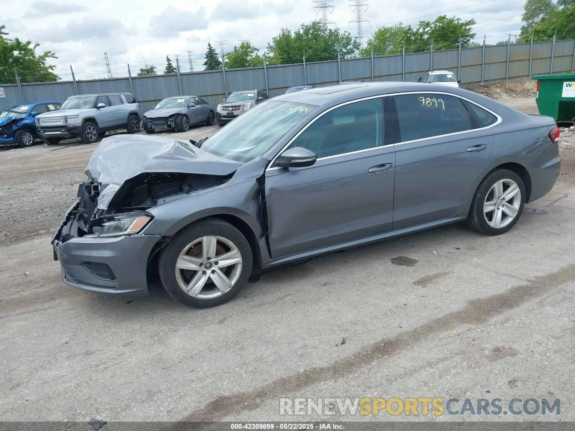 2 fotografías del automóvil dañado 1VWCA7A31LC016770 VOLKSWAGEN PASSAT 2020