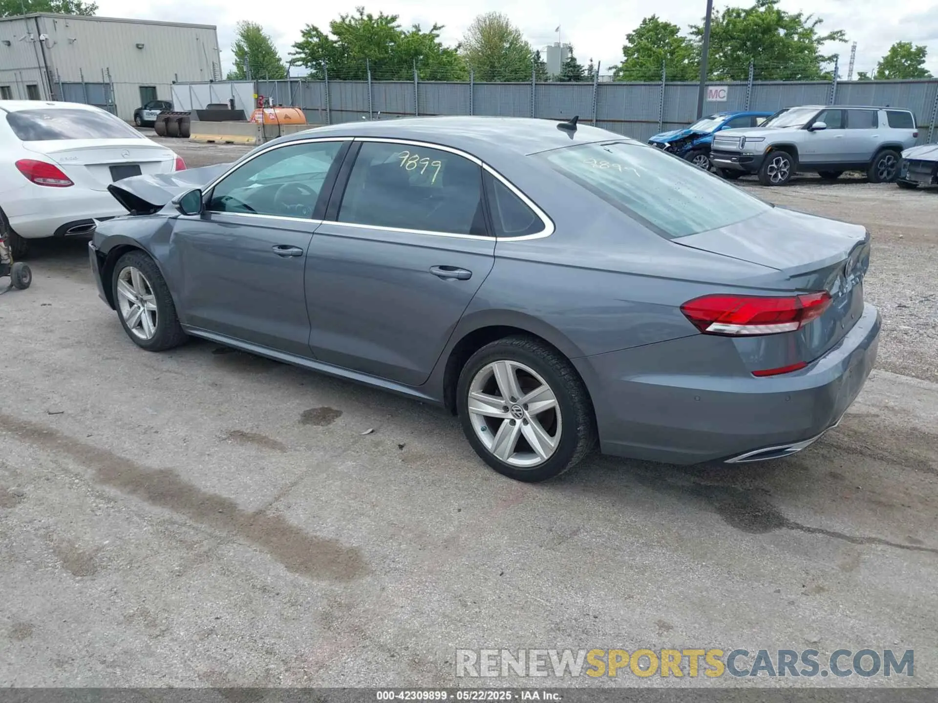 3 fotografías del automóvil dañado 1VWCA7A31LC016770 VOLKSWAGEN PASSAT 2020