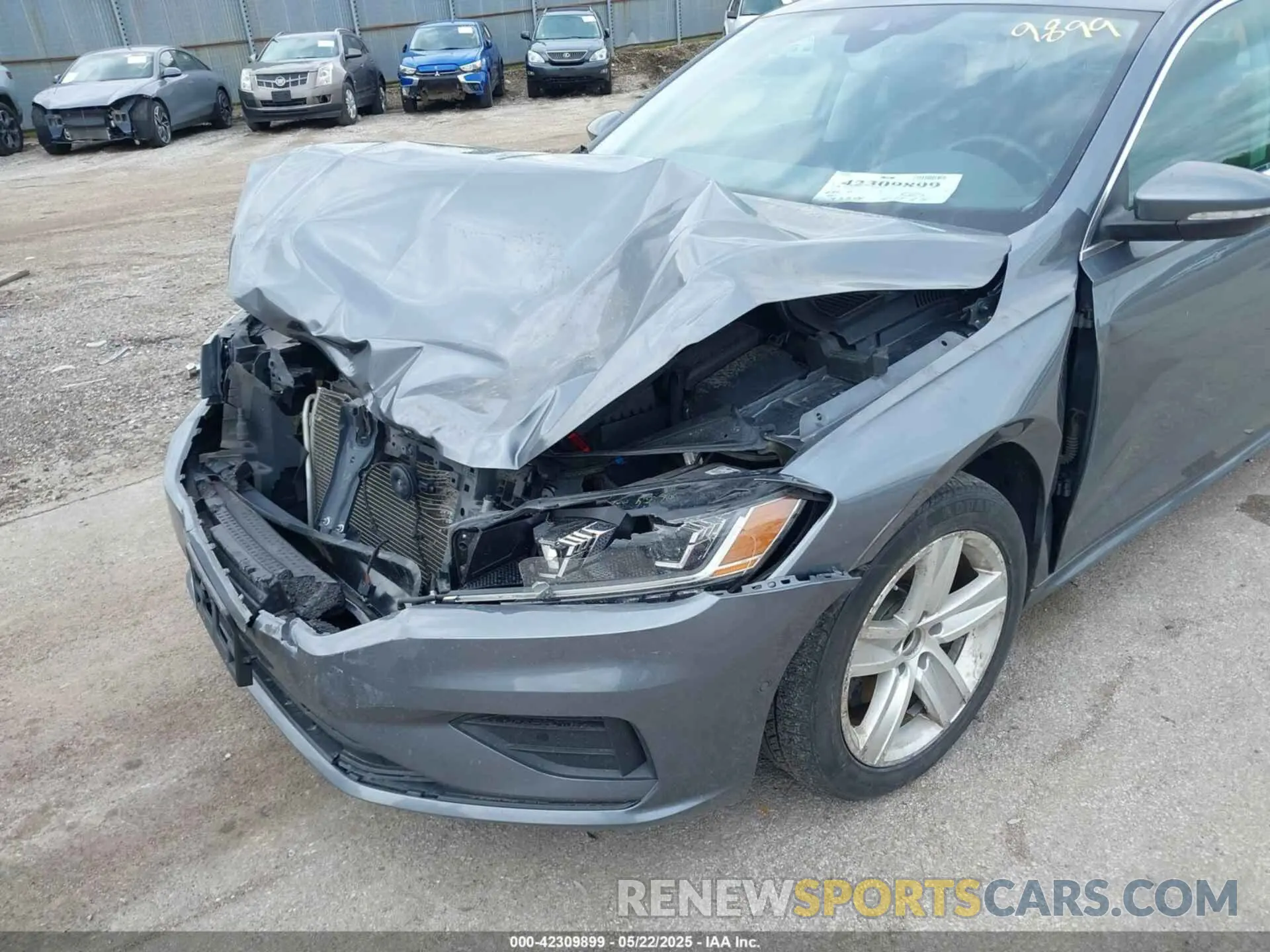 6 fotografías del automóvil dañado 1VWCA7A31LC016770 VOLKSWAGEN PASSAT 2020