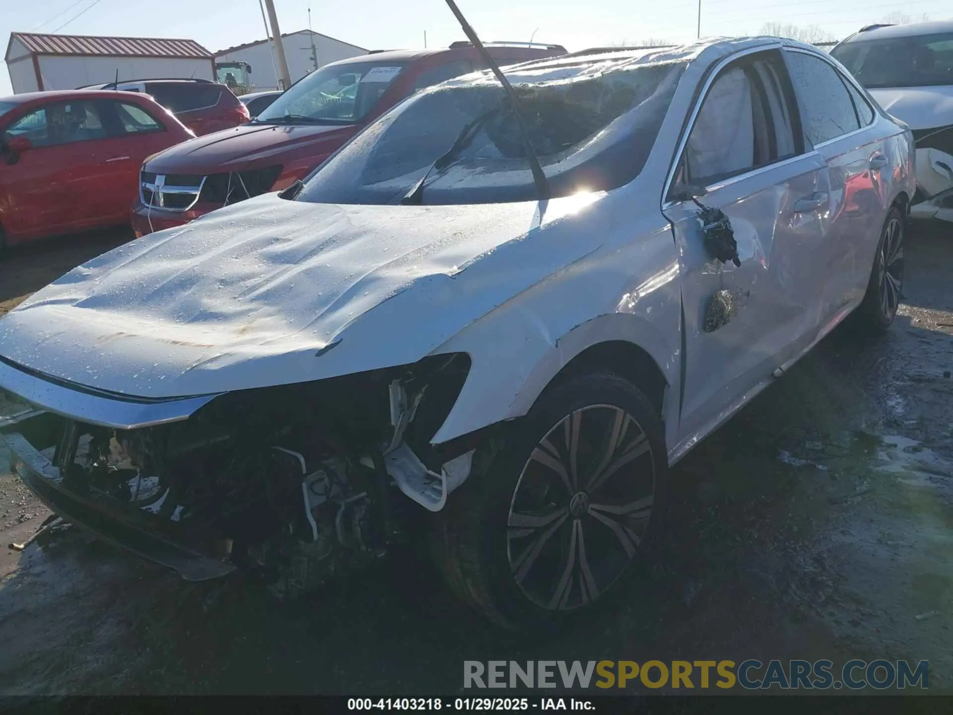 2 fotografías del automóvil dañado 1VWCA7A33LC010470 VOLKSWAGEN PASSAT 2020