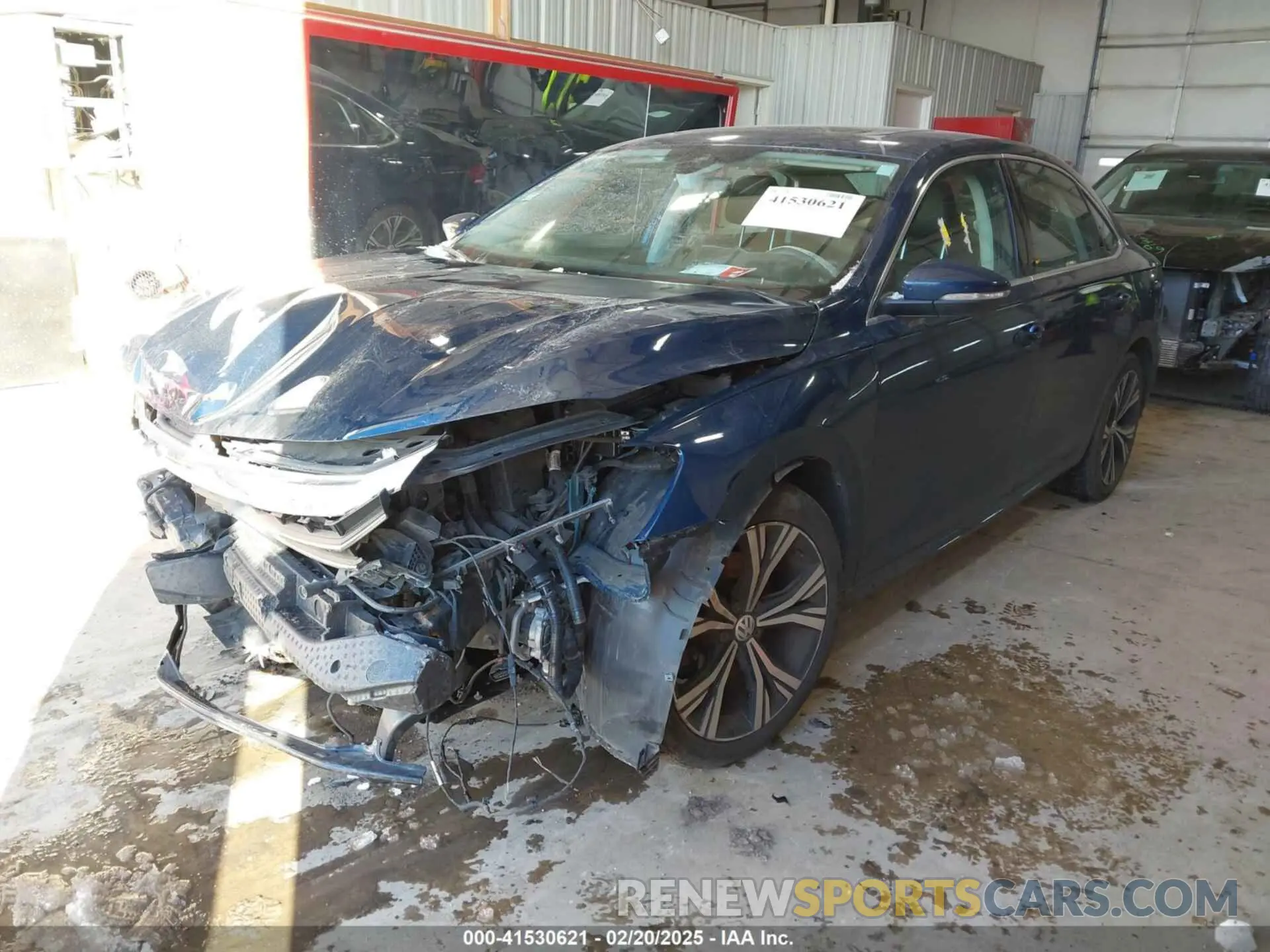 2 fotografías del automóvil dañado 1VWCA7A34LC025625 VOLKSWAGEN PASSAT 2020