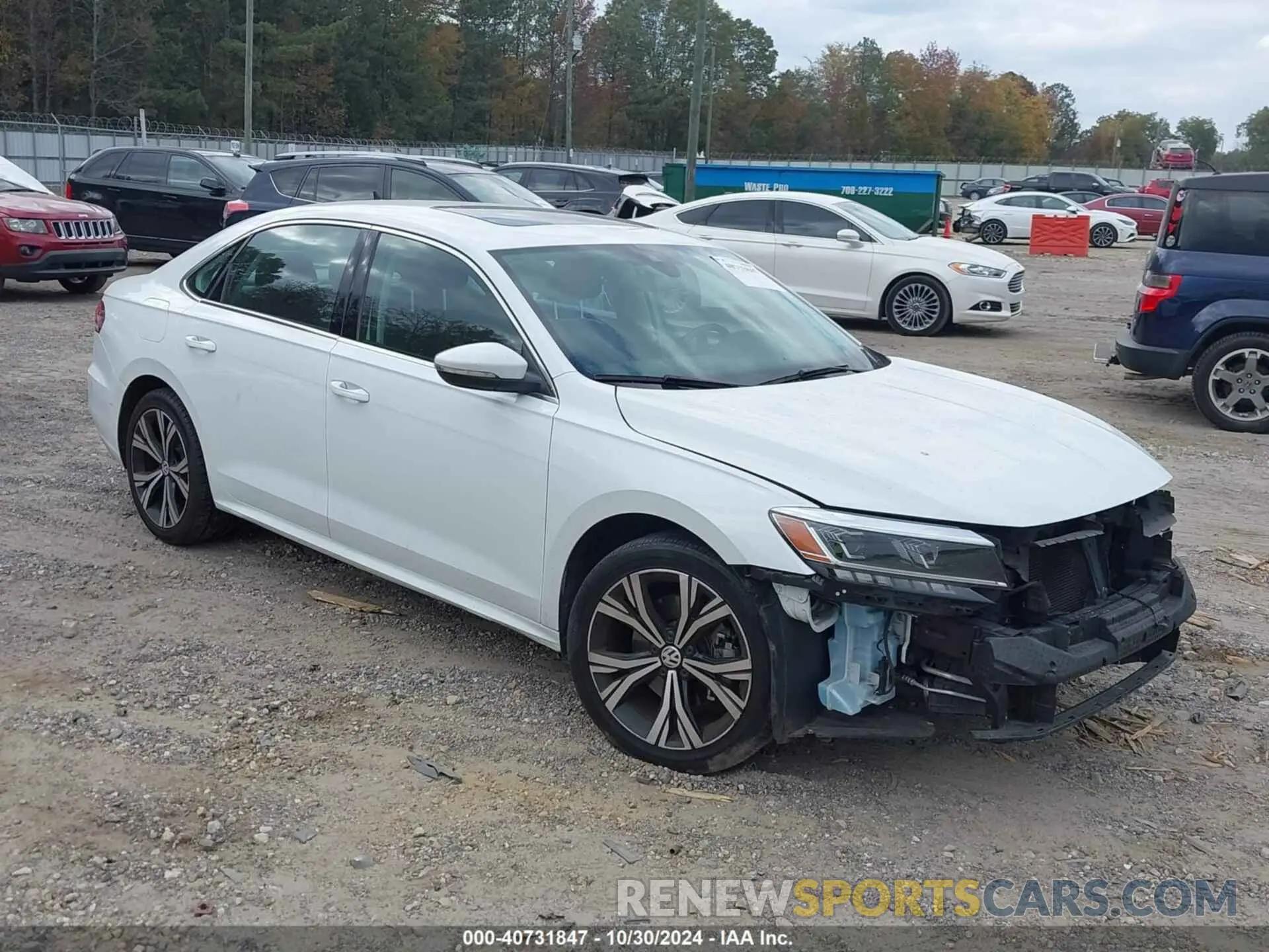 1 fotografías del automóvil dañado 1VWCA7A36LC004758 VOLKSWAGEN PASSAT 2020