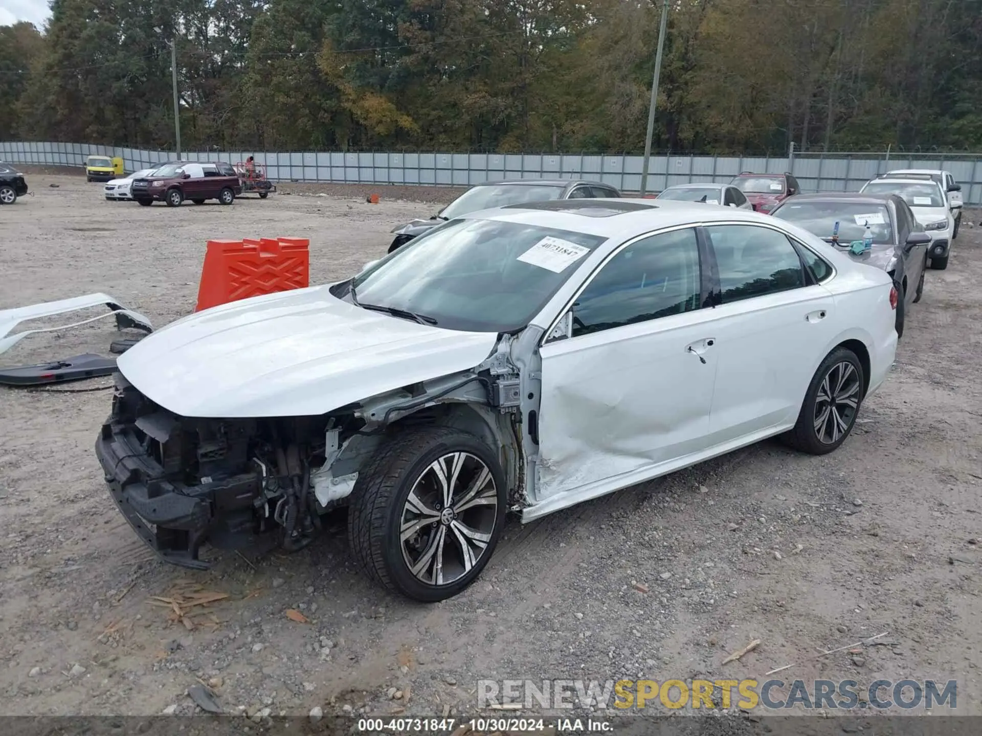 2 fotografías del automóvil dañado 1VWCA7A36LC004758 VOLKSWAGEN PASSAT 2020