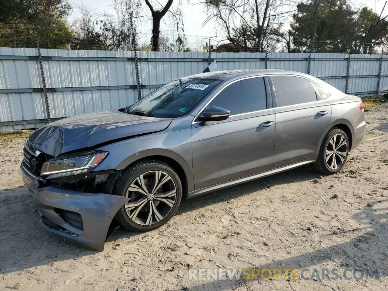 1 fotografías del automóvil dañado 1VWCA7A39LC015267 VOLKSWAGEN PASSAT 2020