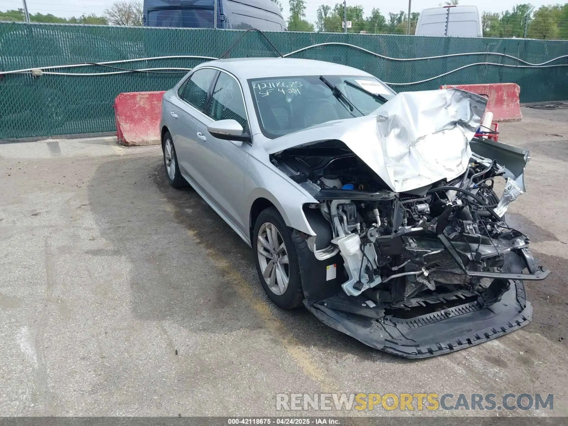 1 fotografías del automóvil dañado 1VWSA7A31LC027280 VOLKSWAGEN PASSAT 2020