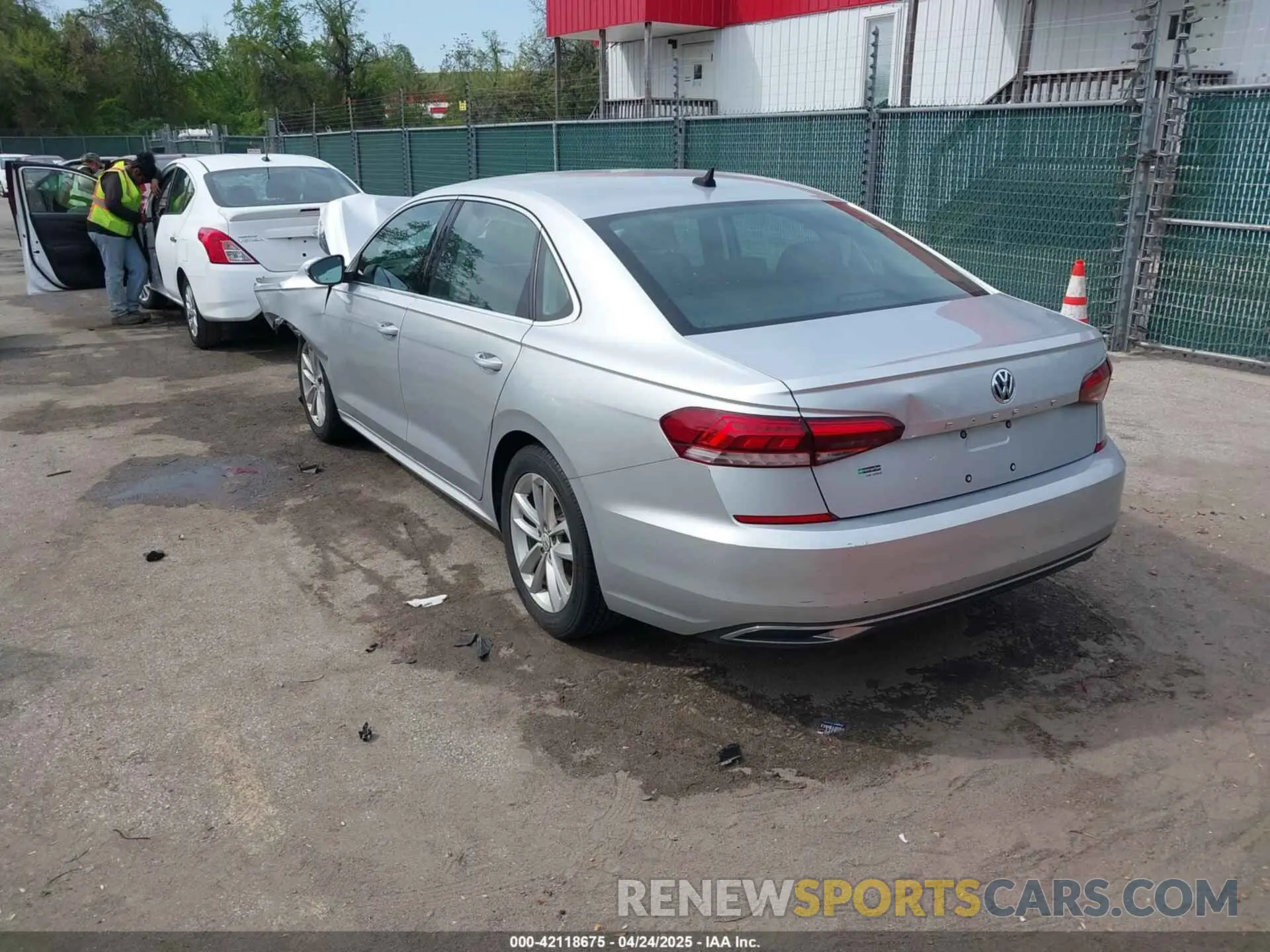 3 fotografías del automóvil dañado 1VWSA7A31LC027280 VOLKSWAGEN PASSAT 2020