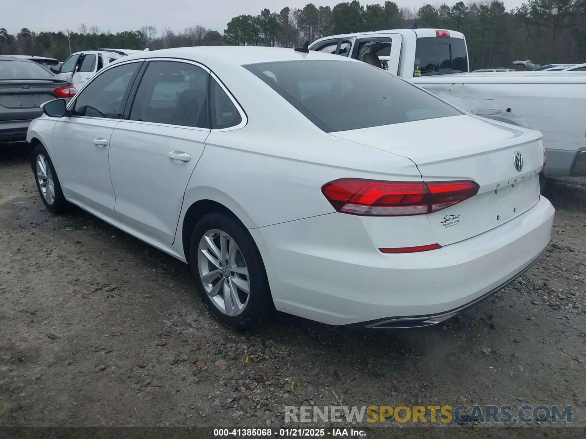 3 fotografías del automóvil dañado 1VWSA7A32LC009225 VOLKSWAGEN PASSAT 2020