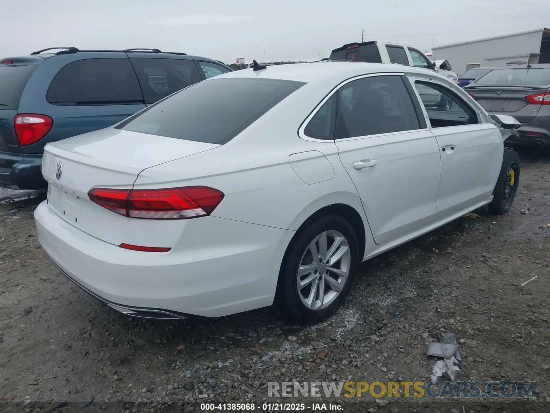 4 fotografías del automóvil dañado 1VWSA7A32LC009225 VOLKSWAGEN PASSAT 2020