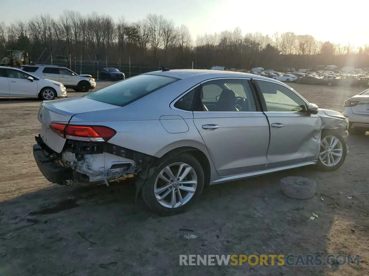 3 fotografías del automóvil dañado 1VWSA7A32LC015882 VOLKSWAGEN PASSAT 2020