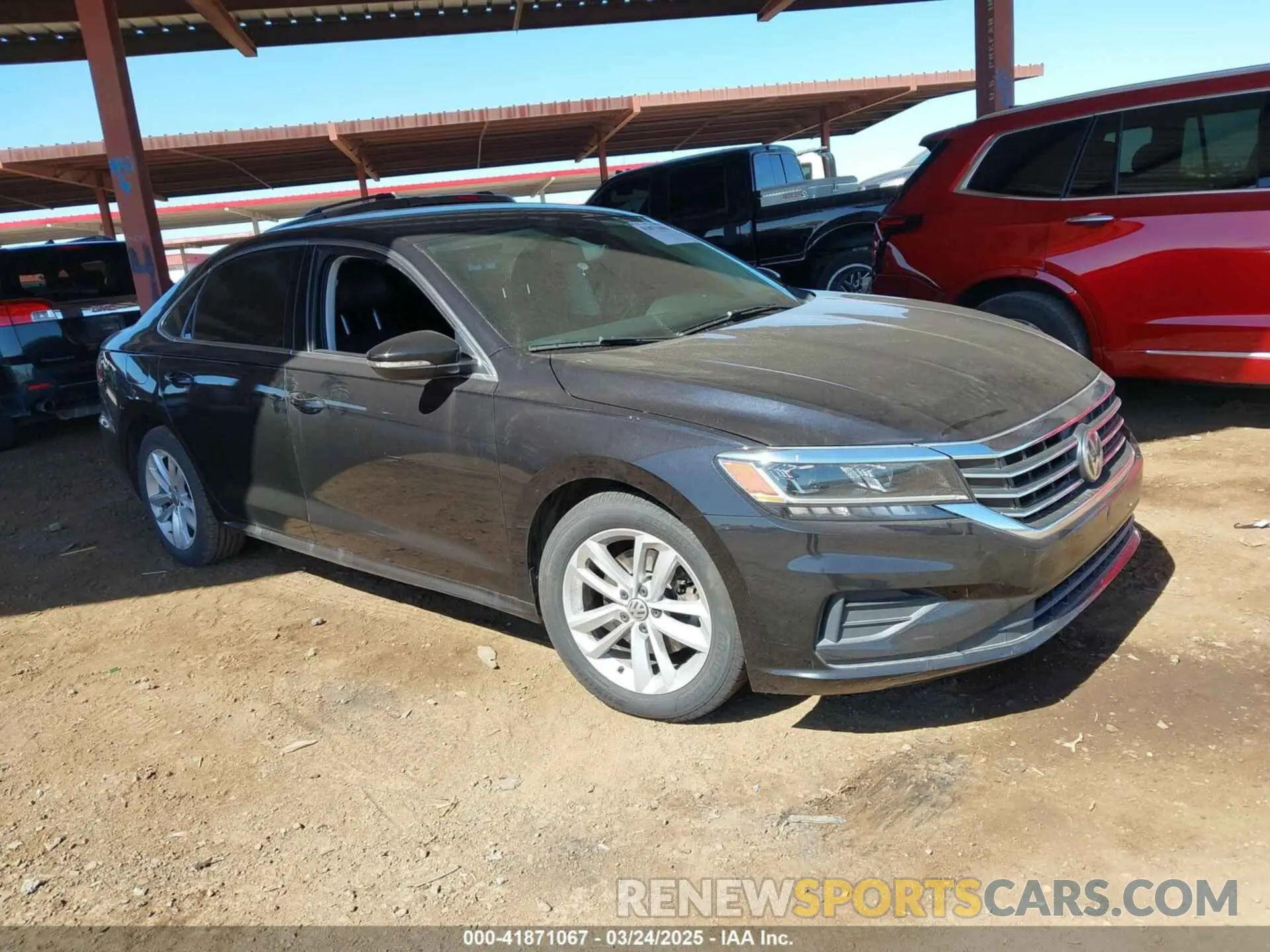 1 fotografías del automóvil dañado 1VWSA7A33LC006155 VOLKSWAGEN PASSAT 2020