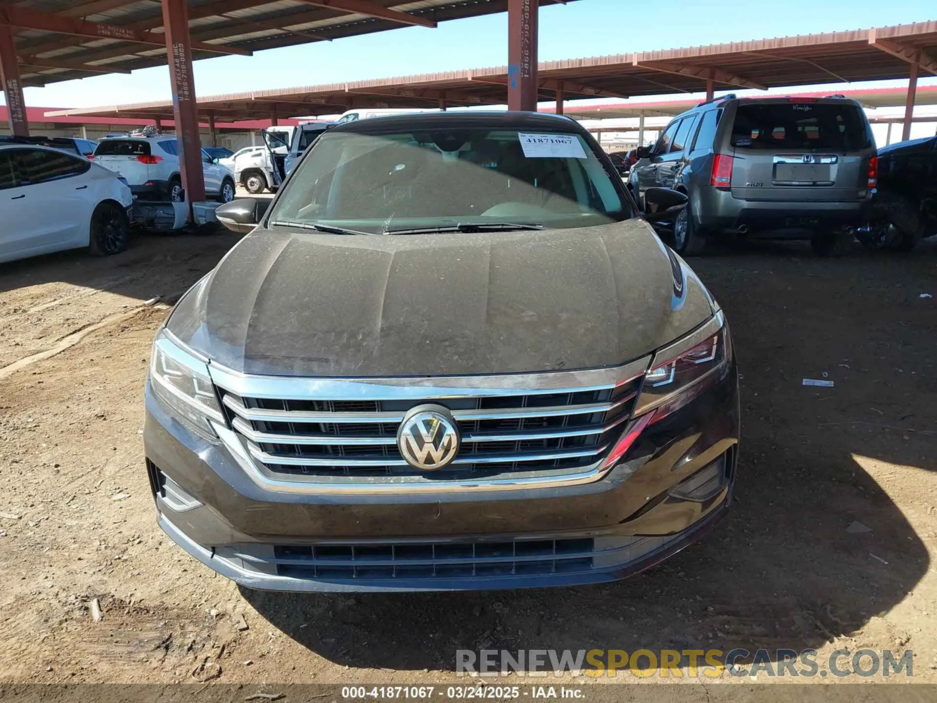 12 fotografías del automóvil dañado 1VWSA7A33LC006155 VOLKSWAGEN PASSAT 2020