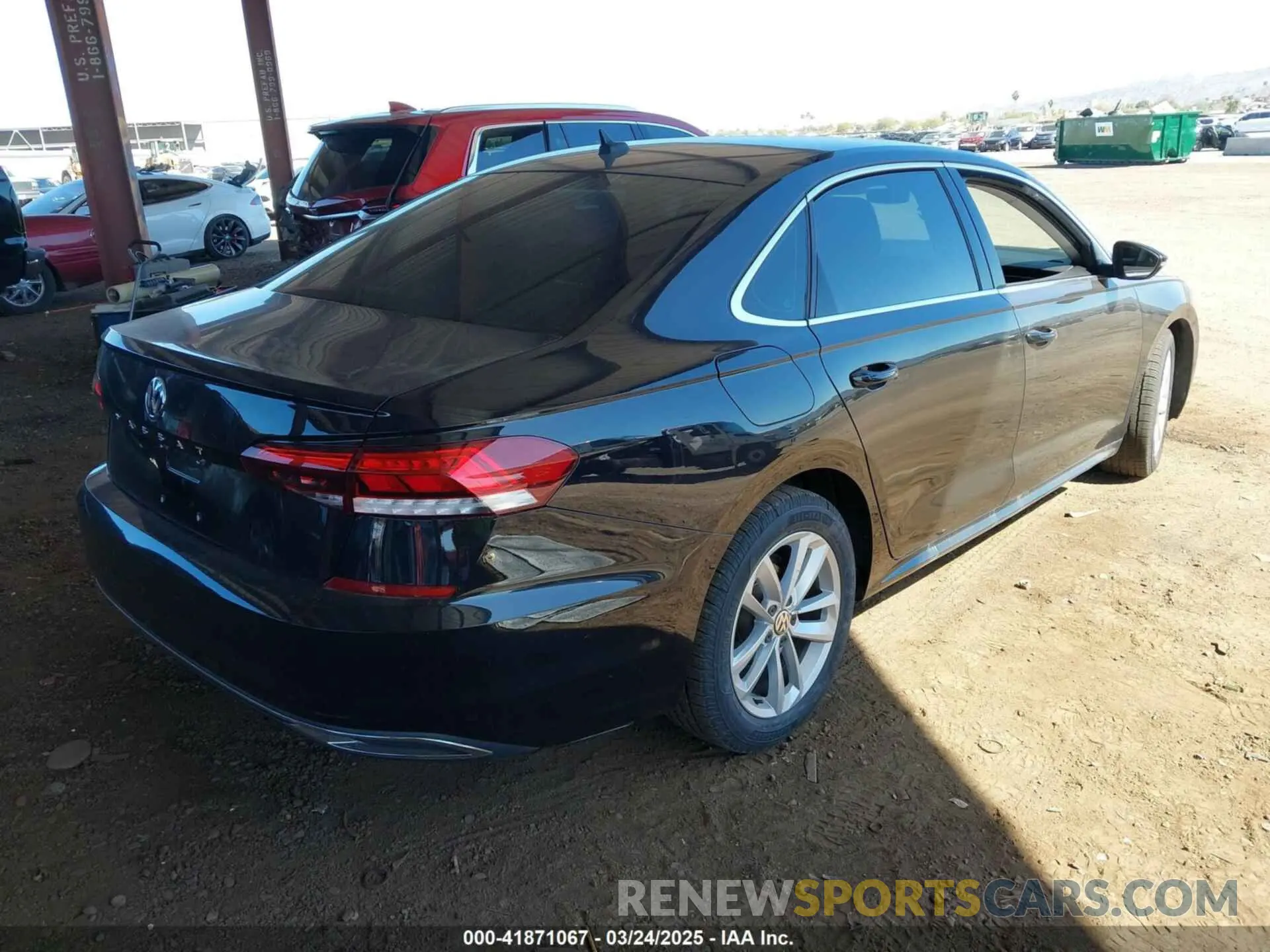 4 fotografías del automóvil dañado 1VWSA7A33LC006155 VOLKSWAGEN PASSAT 2020