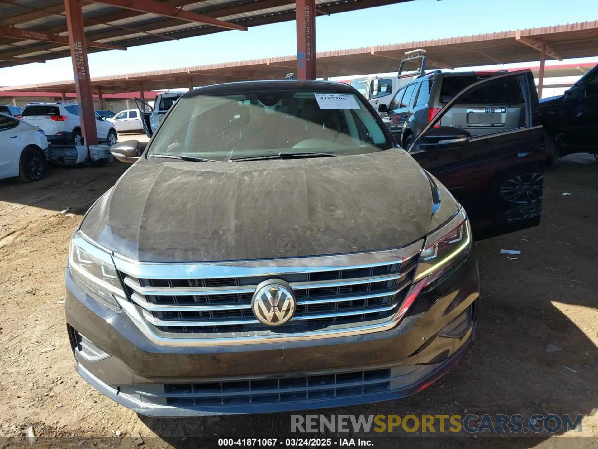 6 fotografías del automóvil dañado 1VWSA7A33LC006155 VOLKSWAGEN PASSAT 2020