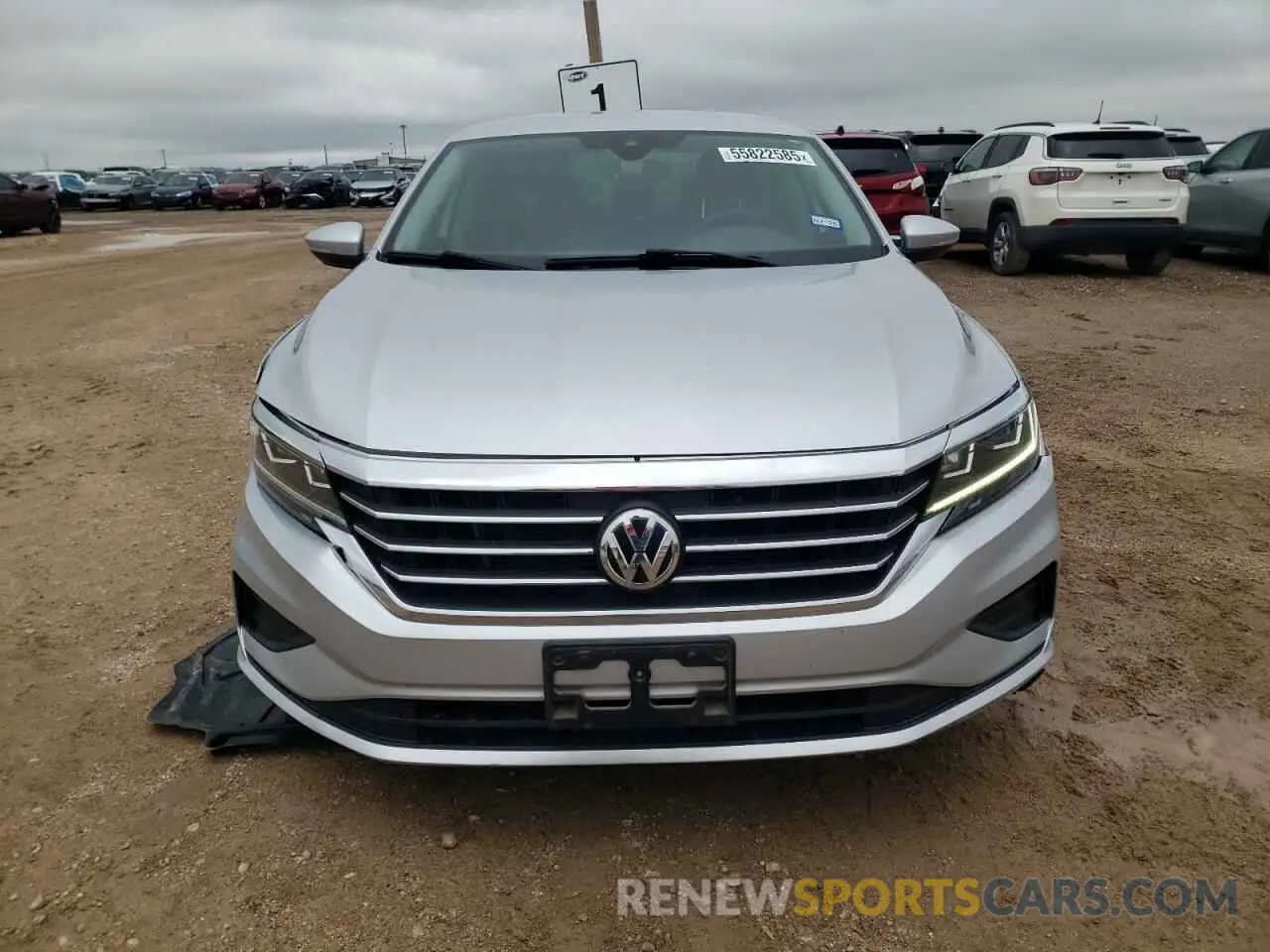 5 fotografías del automóvil dañado 1VWSA7A34LC018430 VOLKSWAGEN PASSAT 2020