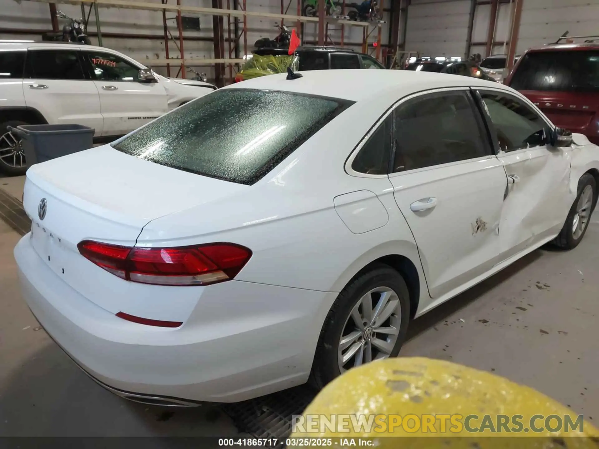 4 fotografías del automóvil dañado 1VWSA7A35LC021689 VOLKSWAGEN PASSAT 2020