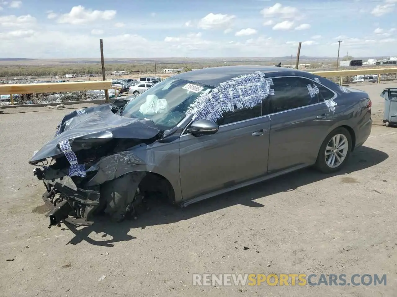 1 fotografías del automóvil dañado 1VWSA7A38LC009567 VOLKSWAGEN PASSAT 2020