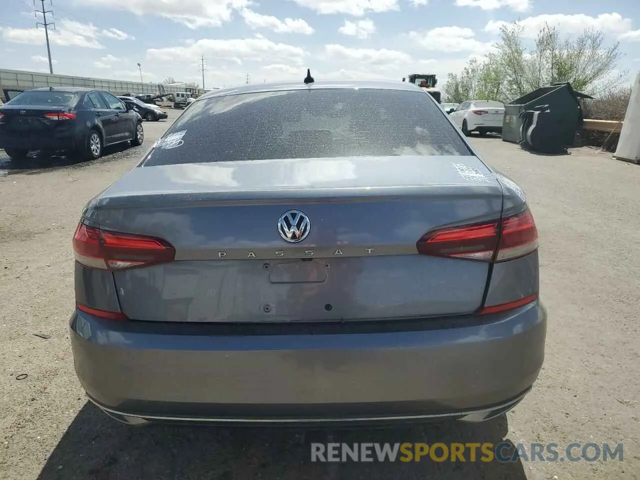 6 fotografías del automóvil dañado 1VWSA7A38LC009567 VOLKSWAGEN PASSAT 2020