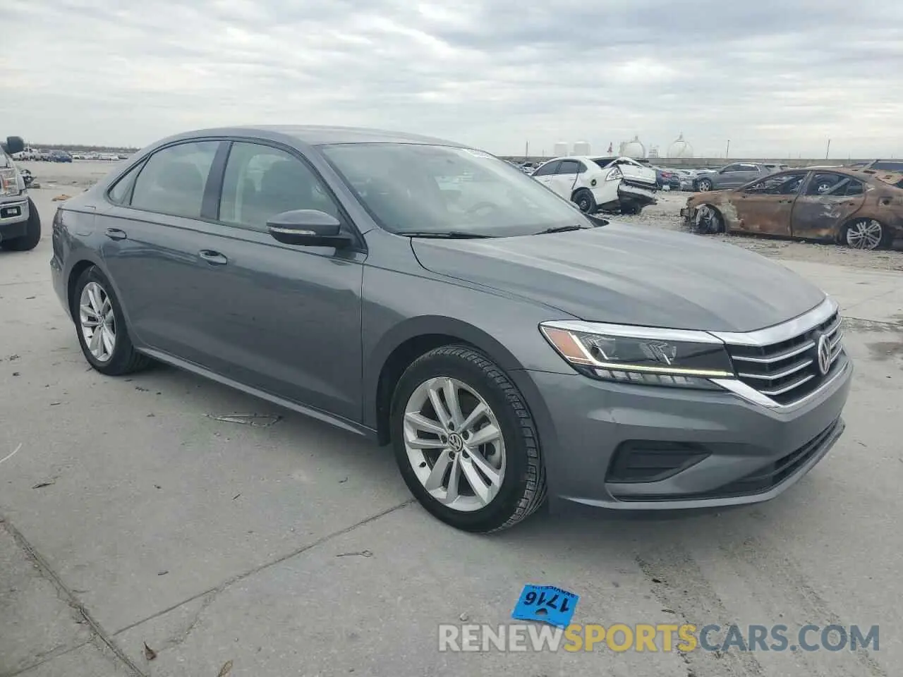 4 fotografías del automóvil dañado 1VWAA7A30MC013545 VOLKSWAGEN PASSAT 2021