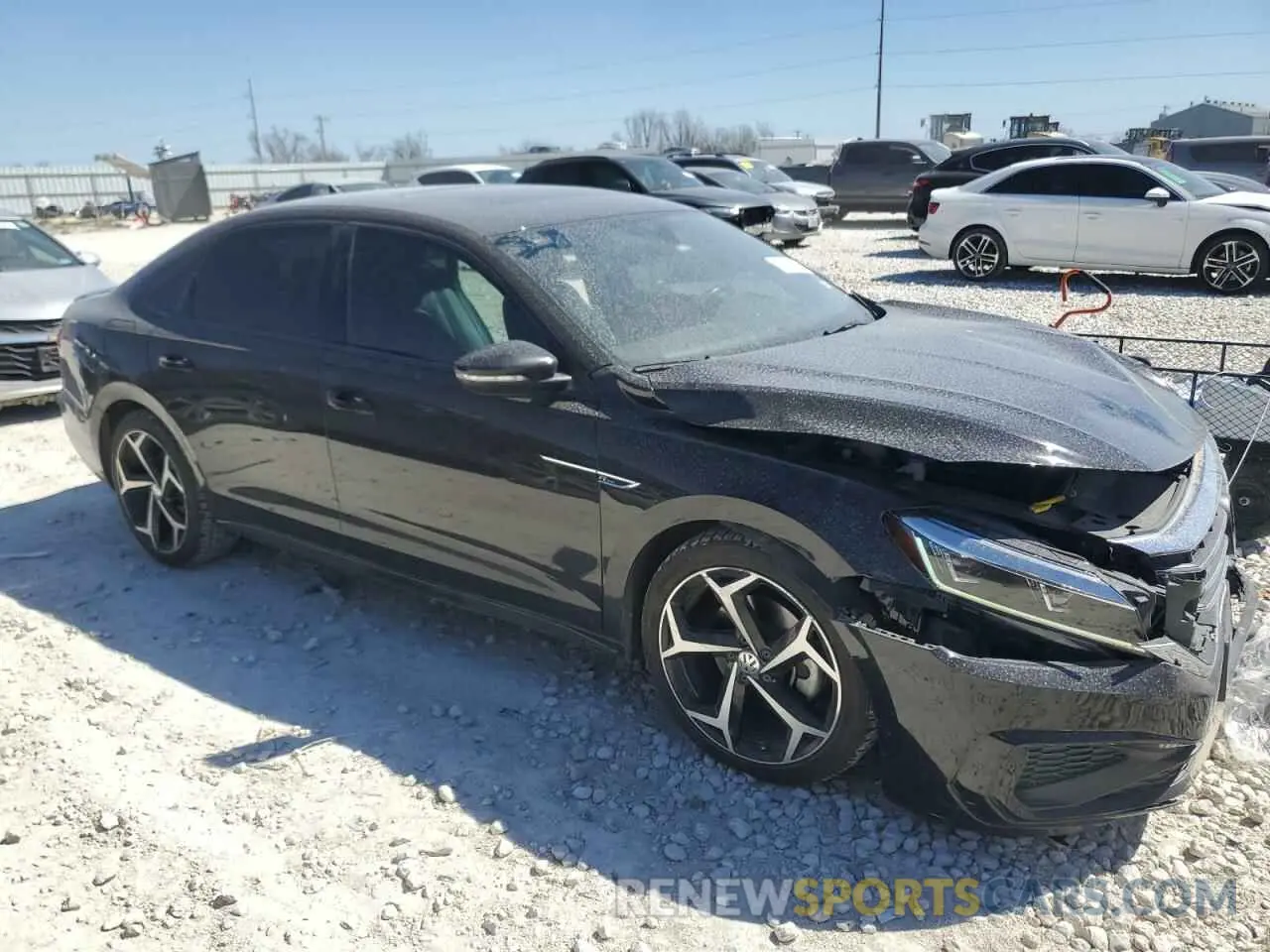 4 fotografías del automóvil dañado 1VWMA7A35MC016034 VOLKSWAGEN PASSAT 2021