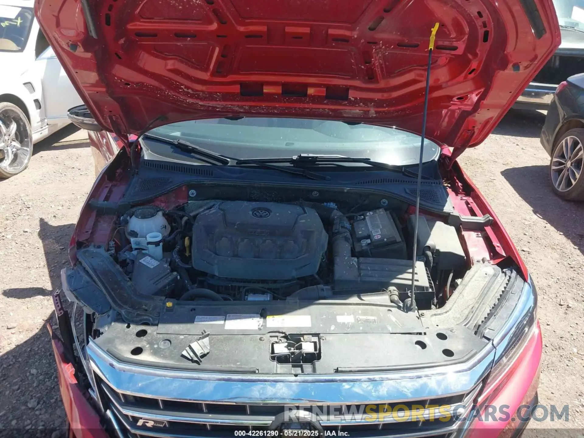 10 fotografías del automóvil dañado 1VWMA7A35MC018284 VOLKSWAGEN PASSAT 2021