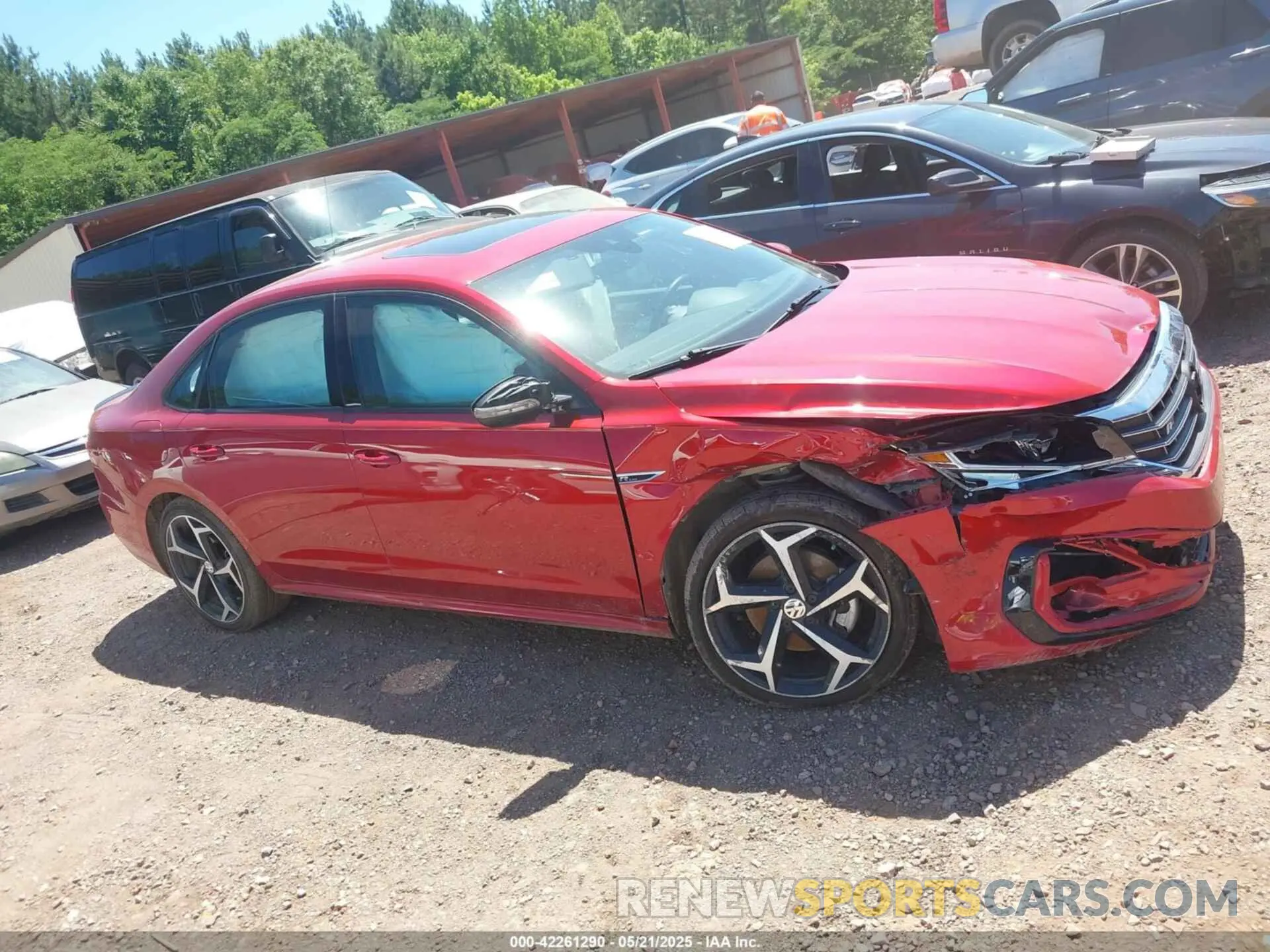 13 fotografías del automóvil dañado 1VWMA7A35MC018284 VOLKSWAGEN PASSAT 2021