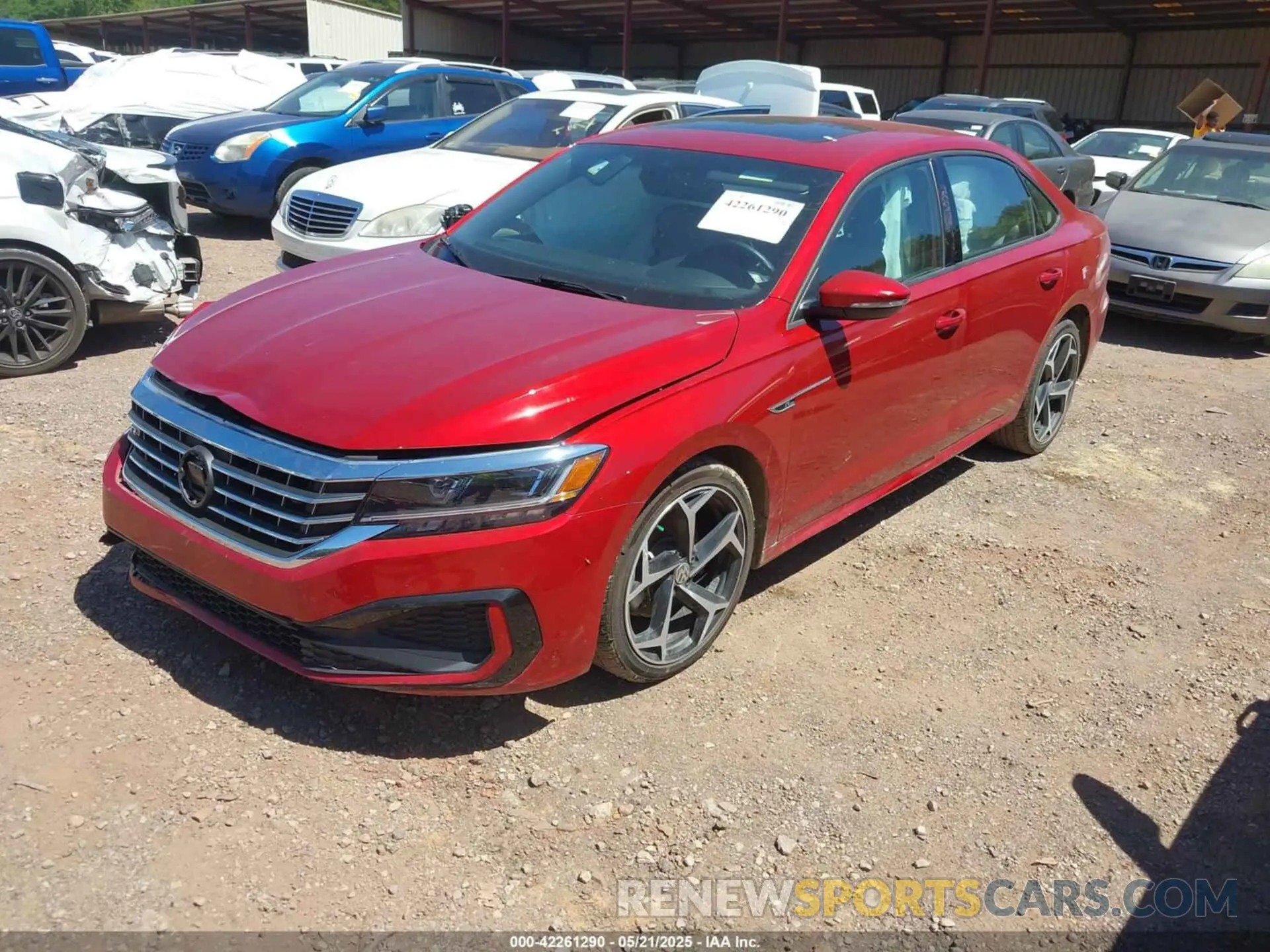 2 fotografías del automóvil dañado 1VWMA7A35MC018284 VOLKSWAGEN PASSAT 2021