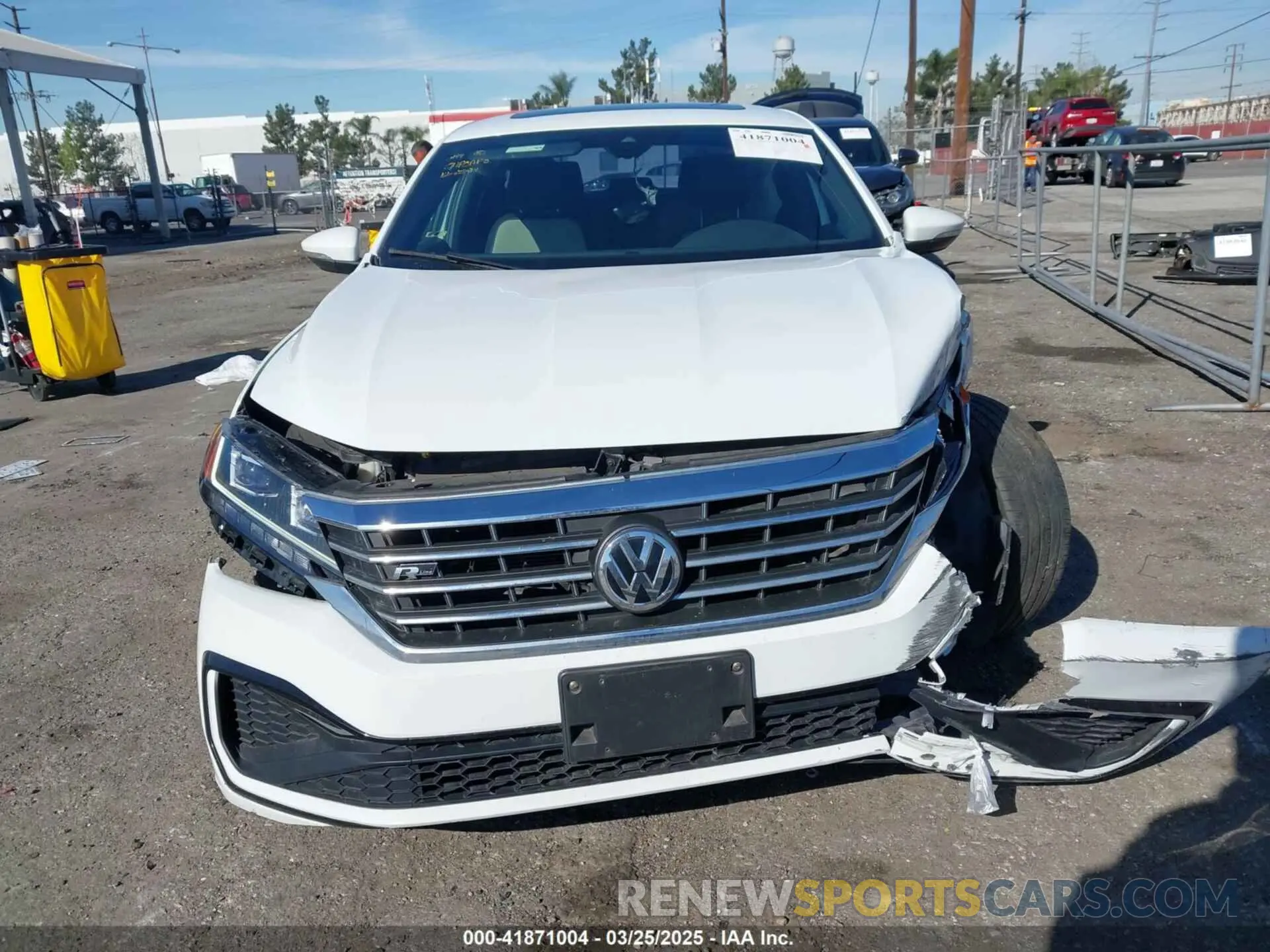 6 fotografías del automóvil dañado 1VWMA7A38MC007750 VOLKSWAGEN PASSAT 2021