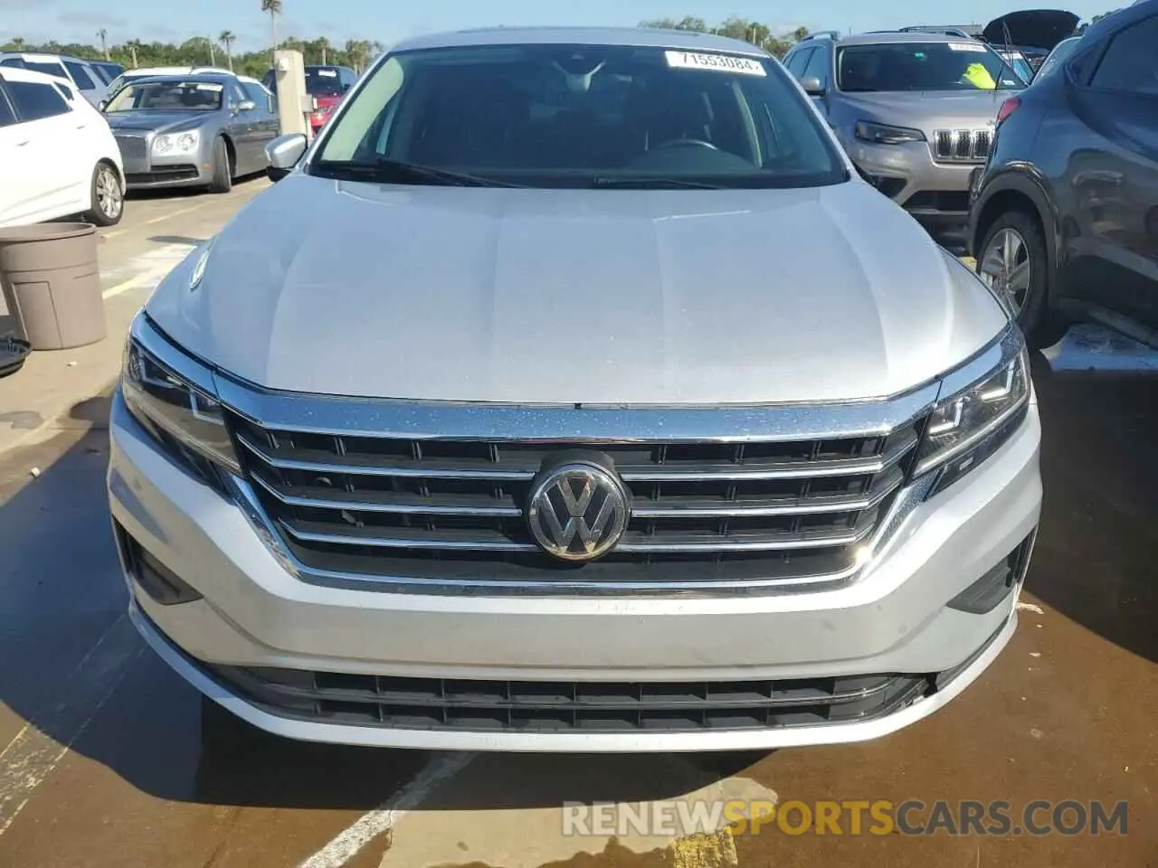 5 fotografías del automóvil dañado 1VWSA7A30MC000119 VOLKSWAGEN PASSAT 2021