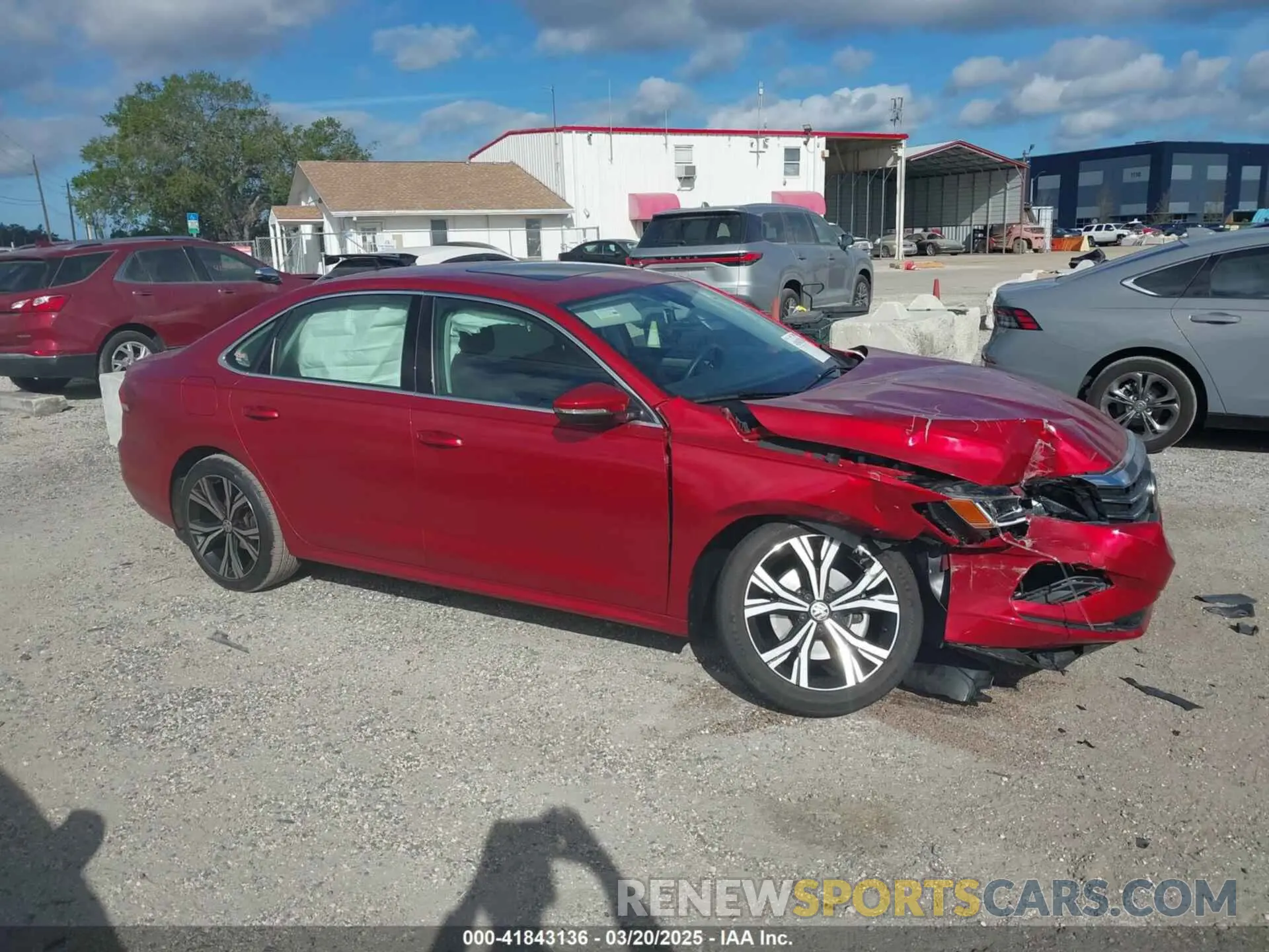 12 fotografías del automóvil dañado 1VWSA7A30MC007748 VOLKSWAGEN PASSAT 2021