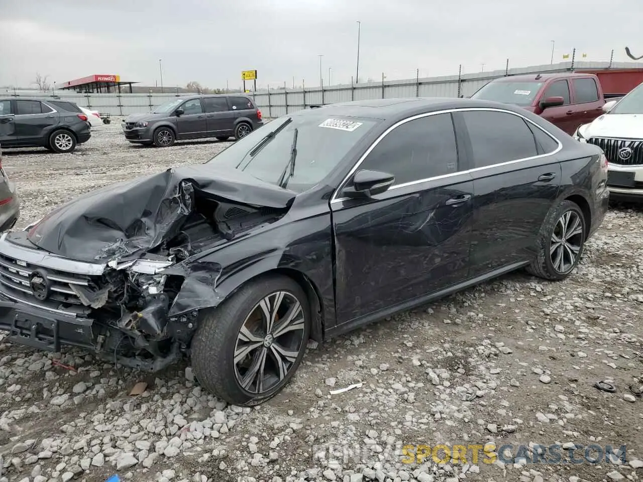 1 fotografías del automóvil dañado 1VWSA7A30MC015056 VOLKSWAGEN PASSAT 2021