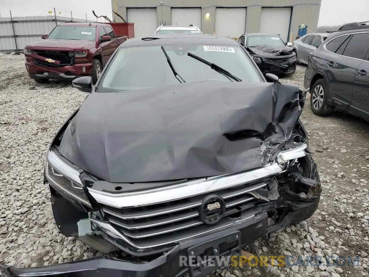 5 fotografías del automóvil dañado 1VWSA7A30MC015056 VOLKSWAGEN PASSAT 2021
