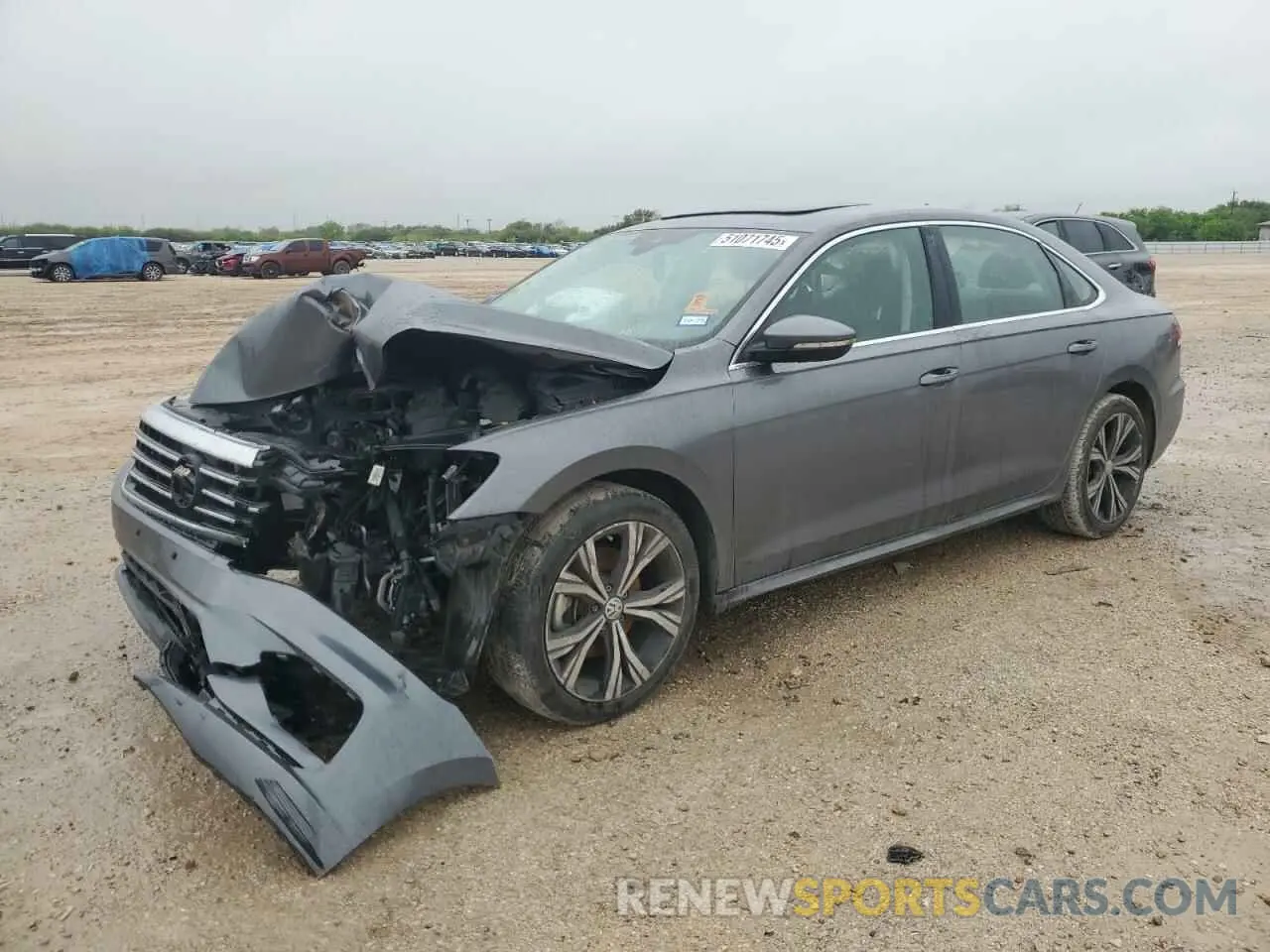 1 fotografías del automóvil dañado 1VWSA7A32MC002020 VOLKSWAGEN PASSAT 2021