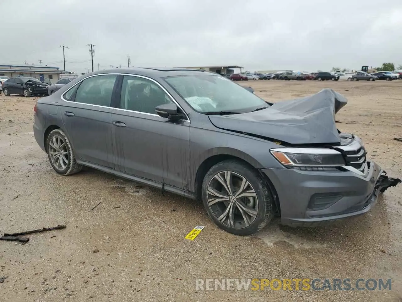 4 fotografías del automóvil dañado 1VWSA7A32MC002020 VOLKSWAGEN PASSAT 2021