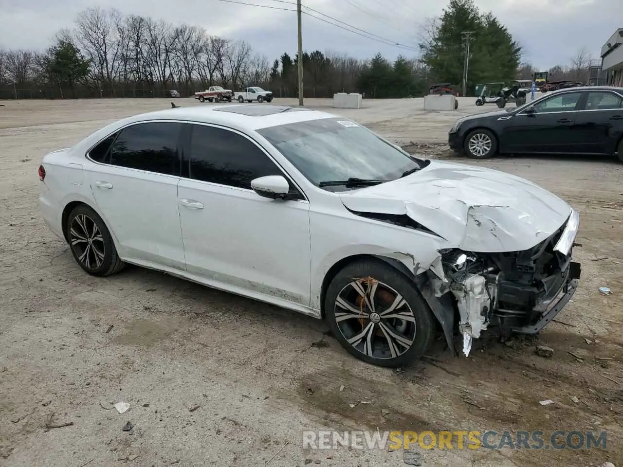 4 fotografías del automóvil dañado 1VWSA7A32MC009369 VOLKSWAGEN PASSAT 2021