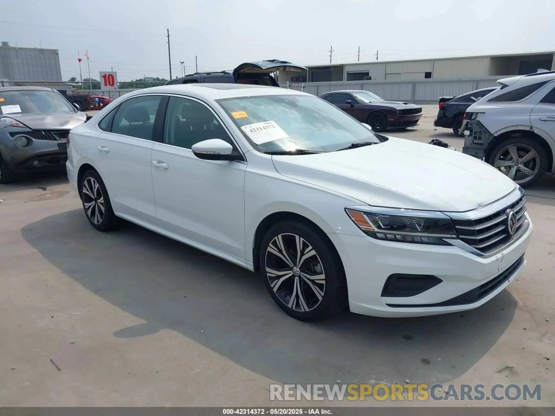 1 fotografías del automóvil dañado 1VWSA7A32MC014376 VOLKSWAGEN PASSAT 2021