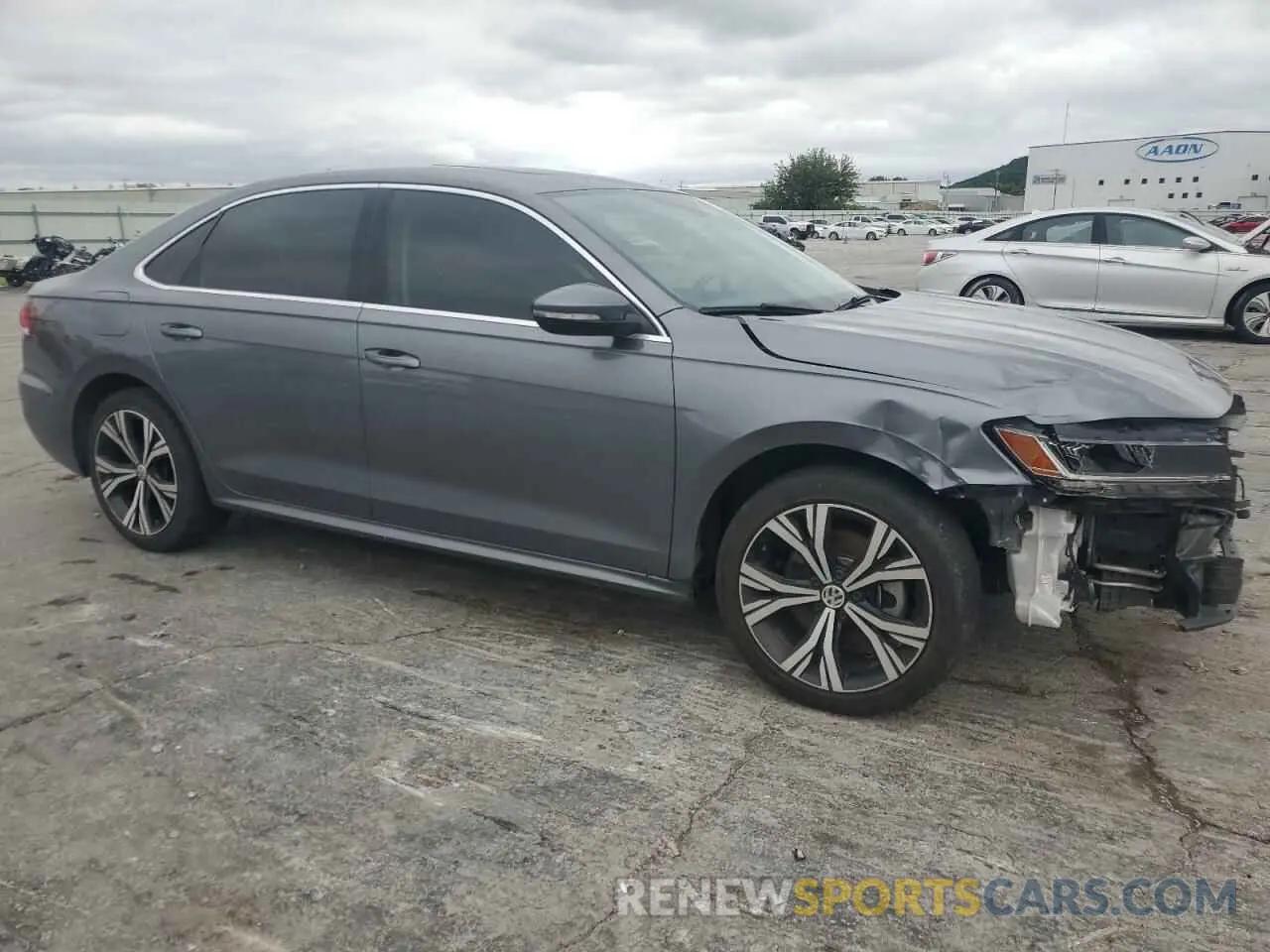 4 fotografías del automóvil dañado 1VWSA7A33MC002009 VOLKSWAGEN PASSAT 2021