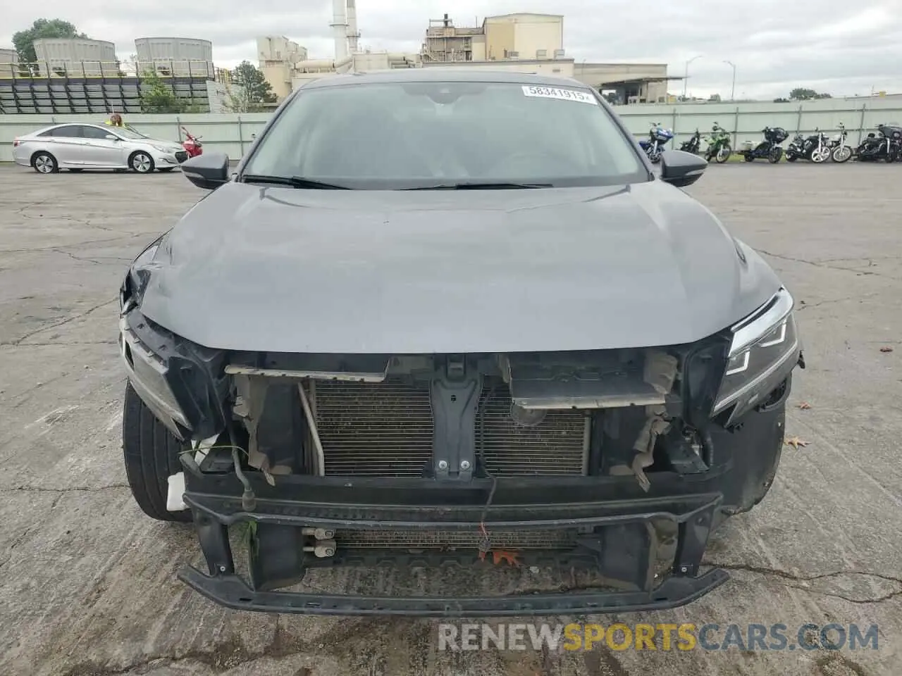 5 fotografías del automóvil dañado 1VWSA7A33MC002009 VOLKSWAGEN PASSAT 2021