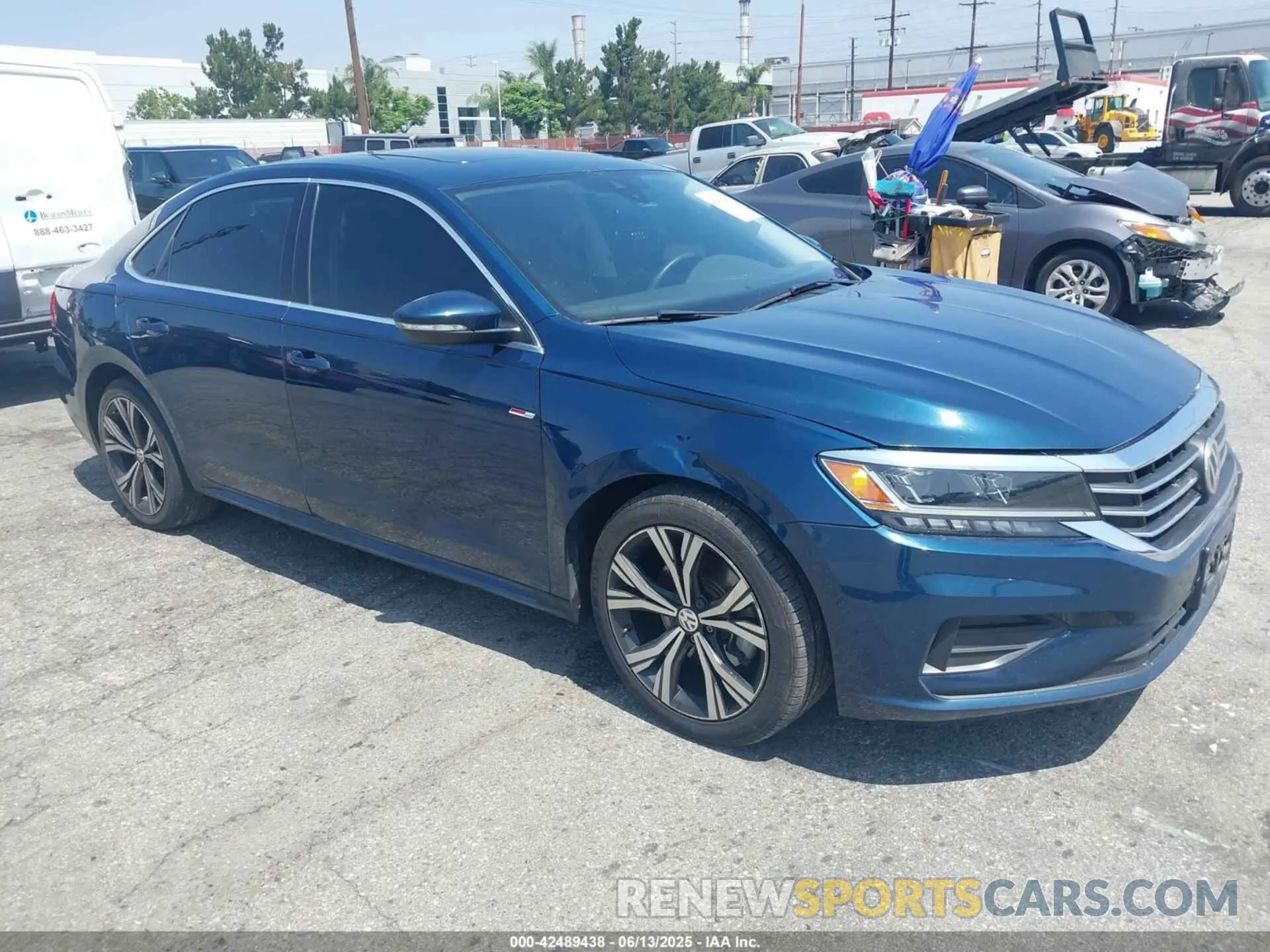 1 fotografías del automóvil dañado 1VWSA7A33MC007887 VOLKSWAGEN PASSAT 2021