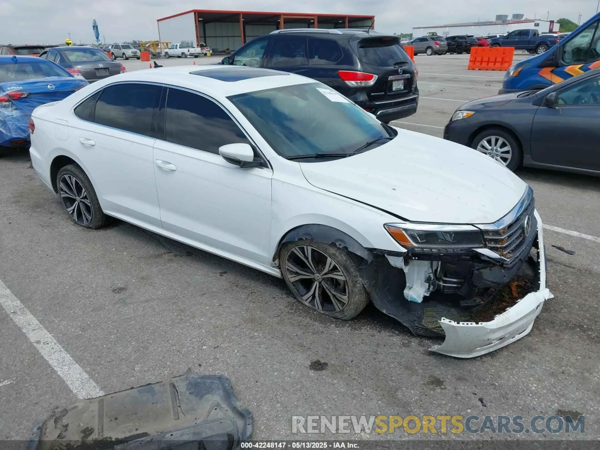 1 fotografías del automóvil dañado 1VWSA7A34MC000933 VOLKSWAGEN PASSAT 2021