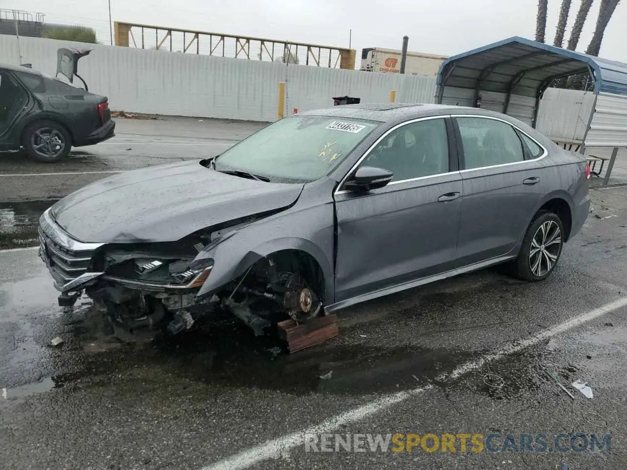 1 fotografías del automóvil dañado 1VWSA7A34MC010121 VOLKSWAGEN PASSAT 2021