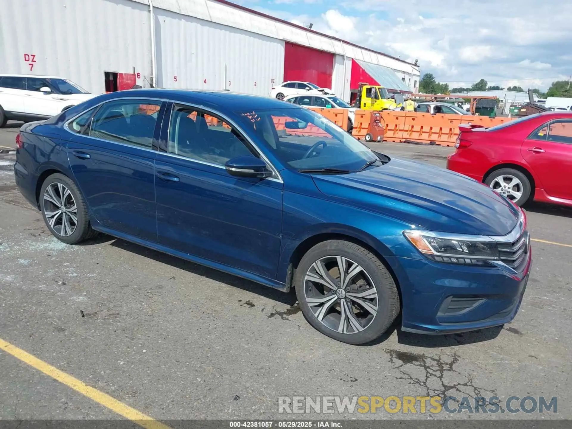 1 fotografías del automóvil dañado 1VWSA7A35MC002982 VOLKSWAGEN PASSAT 2021